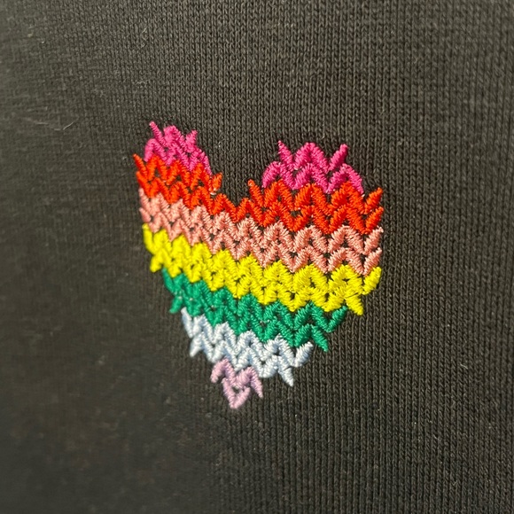 Embroidered-Made With Love Rainbow Sweatshirt by Tom Daley - Picture 2 of 4